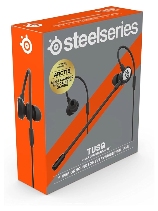 SteelSeries TUSQ Проводные Внутриканальные Игровые Наушники