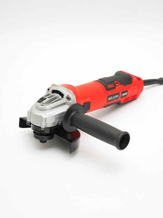 Kuchi 1300 W bolgarka MILANO, 125 mm diametr diskli, tezligi boshqaruvchan
