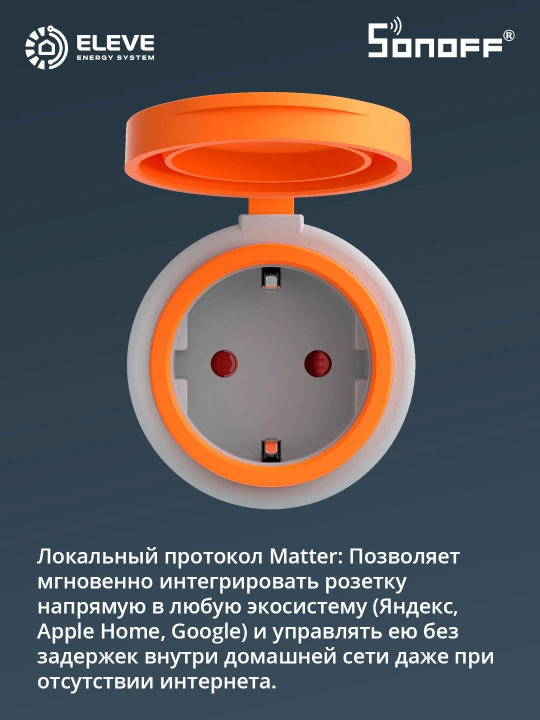 Умная розетка Sonoff IP44