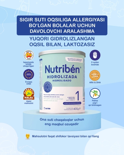 Nutriben Hidrolizada bolalar uchun aralashma, 400 g