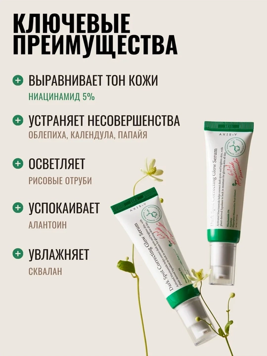 Axis Y, Spot Correcting Glow Serum, Eye Serum, Axis пенка, AXIS-Y TXA 2.5% и набор Axis
