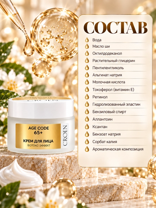 CROEN AGE CODE yuz kremi, 50 ml, The Bunt