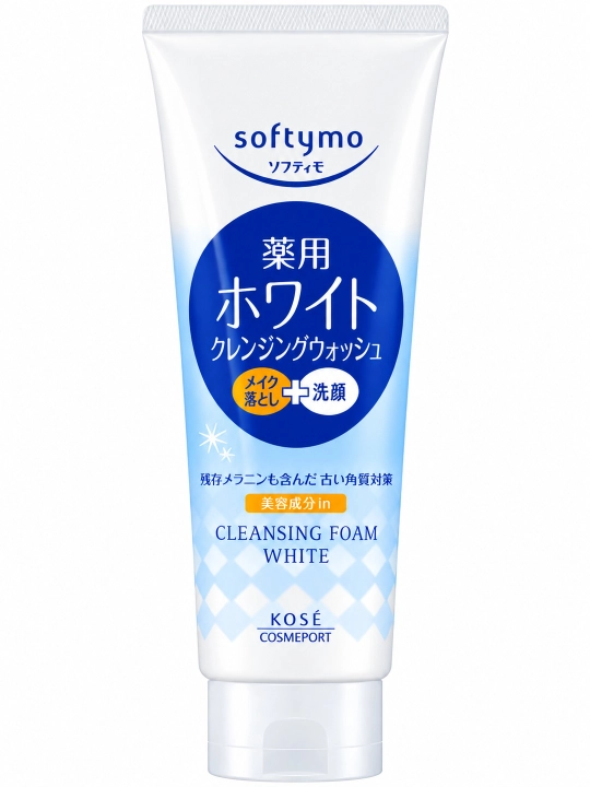 SOFTYMO White CL очищающее средство для лица, 190 г — Япония - 