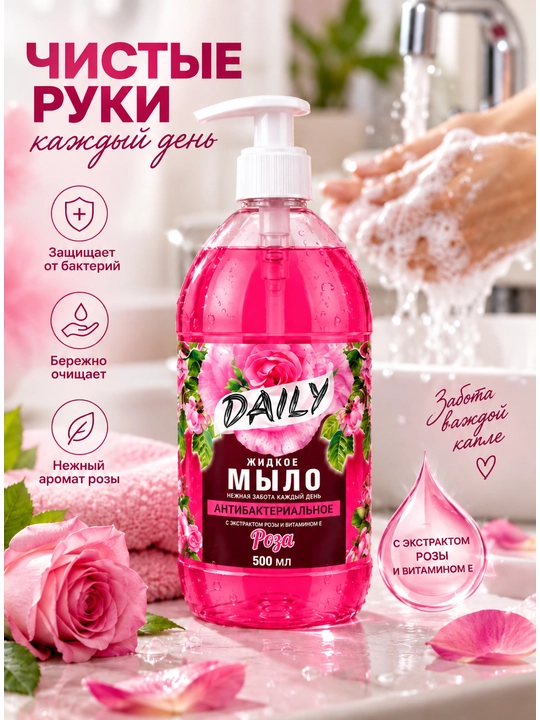 Daily suyuq sovuni, 500 ml - 