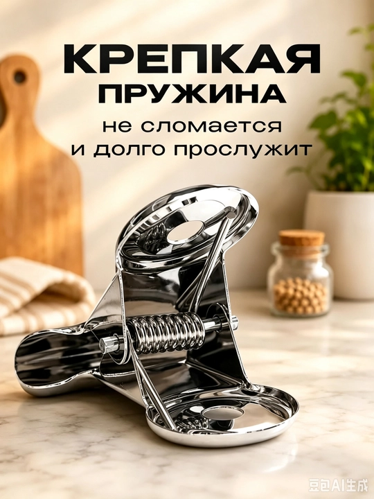 Набор из 12 кухонных зажимов