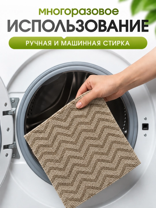 Салфетки из микрофибры в рулоне 20 шт безворсовые, многоразовые тряпки для дома и кухни
