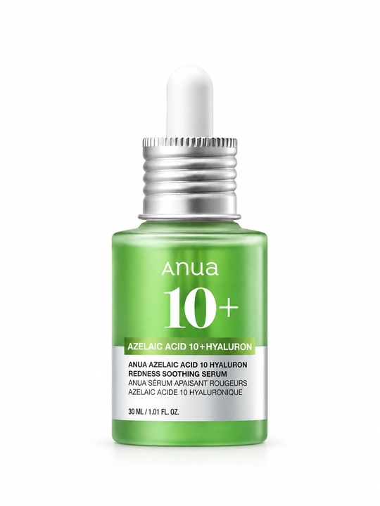 Успокаивающая сыворотка для лица ANUA Azelaic Acid 10 Hyaluron Redness Soothing Serum - 