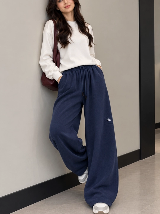 Широкие спортивные штаны для женщин и девушек, повседневный Baggy jogger - 