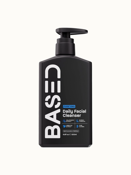 BASED yuz yuvish geli bambuk ko'miri va tol ekstrakti bilan, barcha turlarga, 200 ml