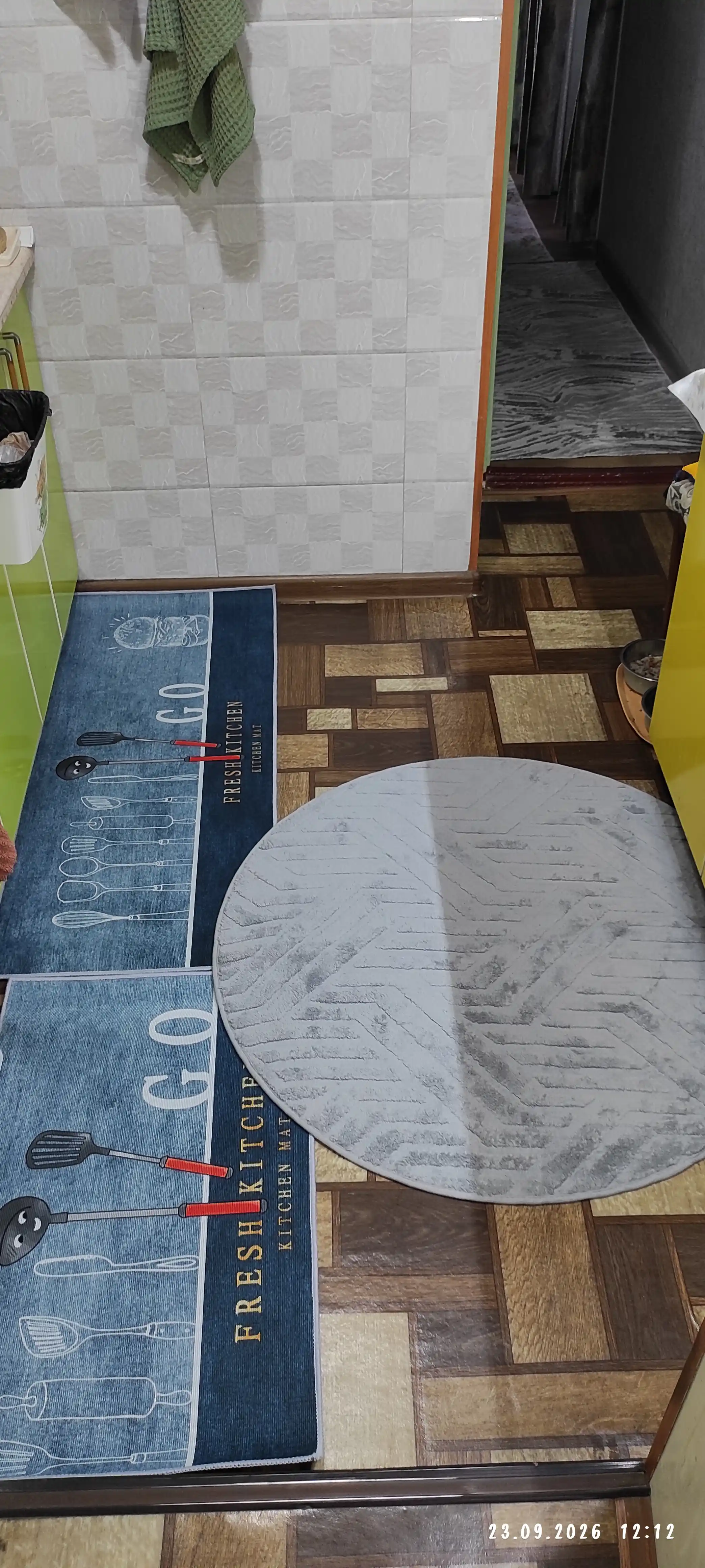 Коврики для кухни и ванной 2 шт, антискользящие, 50x80 , 50x120 см