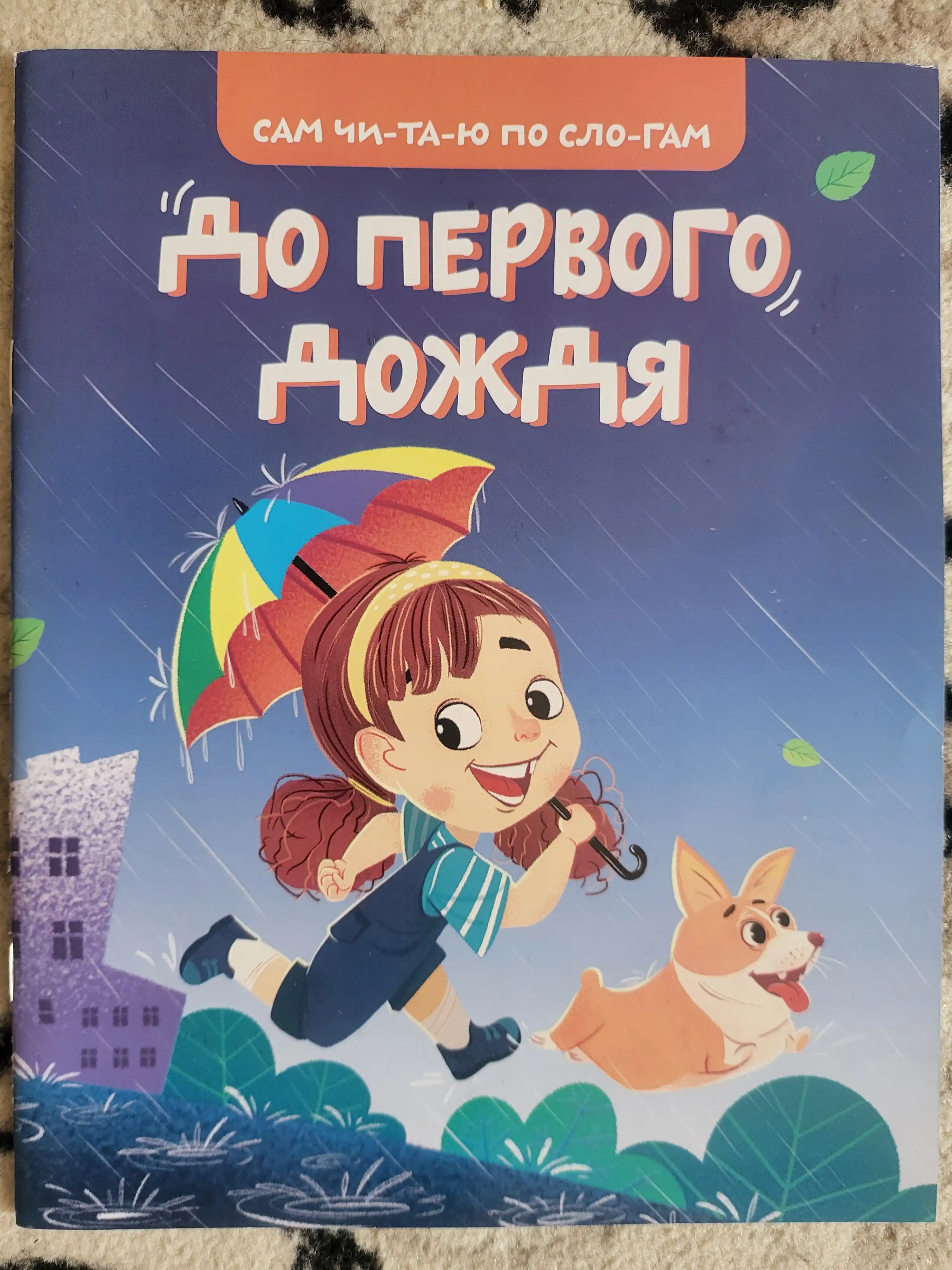 Дождливая арифметика детская развивающая книга для обучения счёту