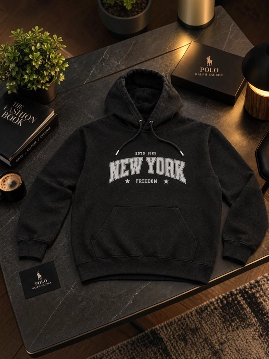 "Brooklyn EST. 1889", толстовка с капюшоном, оверсайз - 