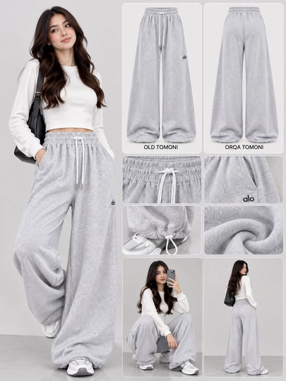 Ayollar va qizlar uchun keng sport shimlari, kundalik Baggy jogger