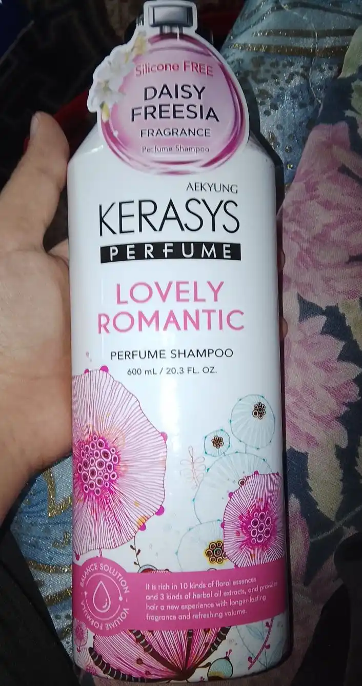 Шампунь для волос - Кератин, для женщин, Kerasys Lovely Romantic, 600 мл