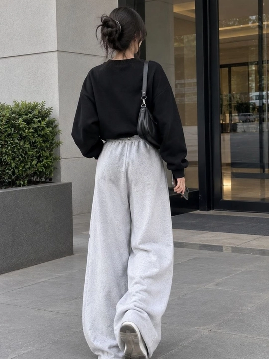 Ayollar va qizlar uchun keng sport shimlari, kundalik Baggy jogger