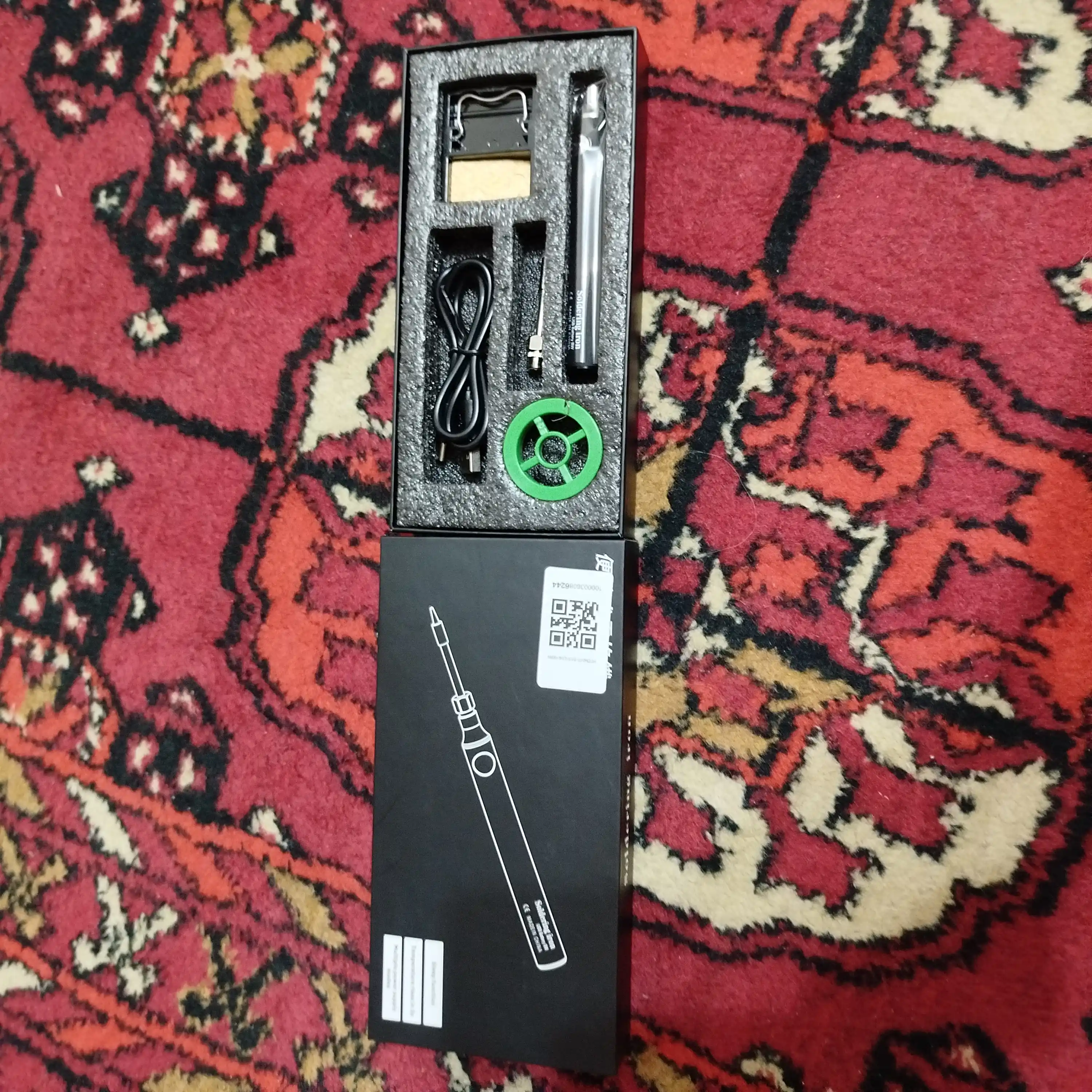 Simsiz USB Type-C payalnik, harorat nazorati, 8 W, 3 qizish rejimi, 330–450 °C