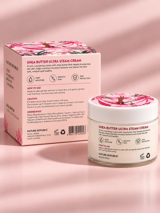 Shea Butter Moist Steam Cream — Увлажняющий крем с маслом ши