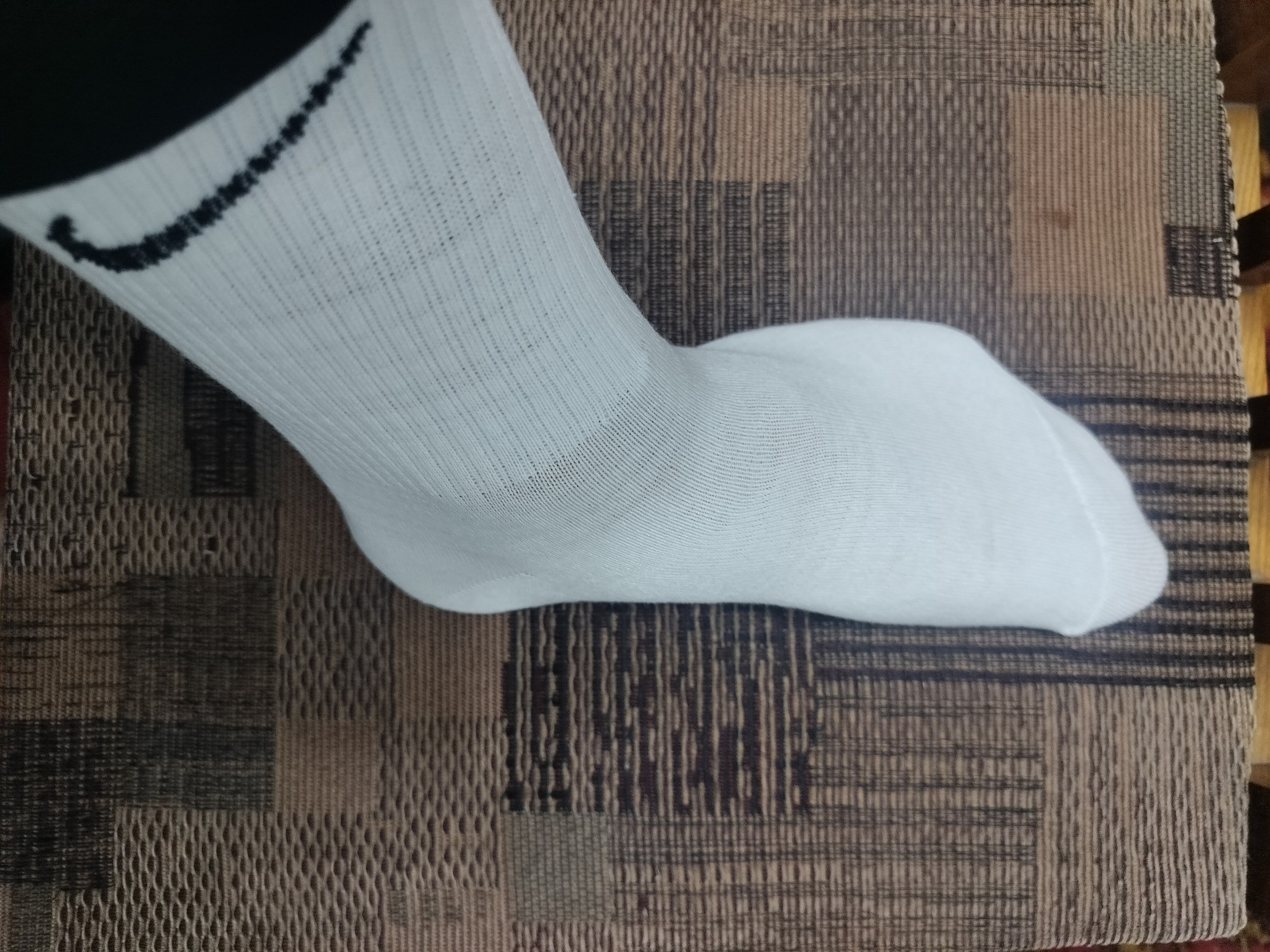 Erkaklar va ayollar sport paypog‘i, uzun paypoq paxtali, Nike paypoq, oq va qora paypoq