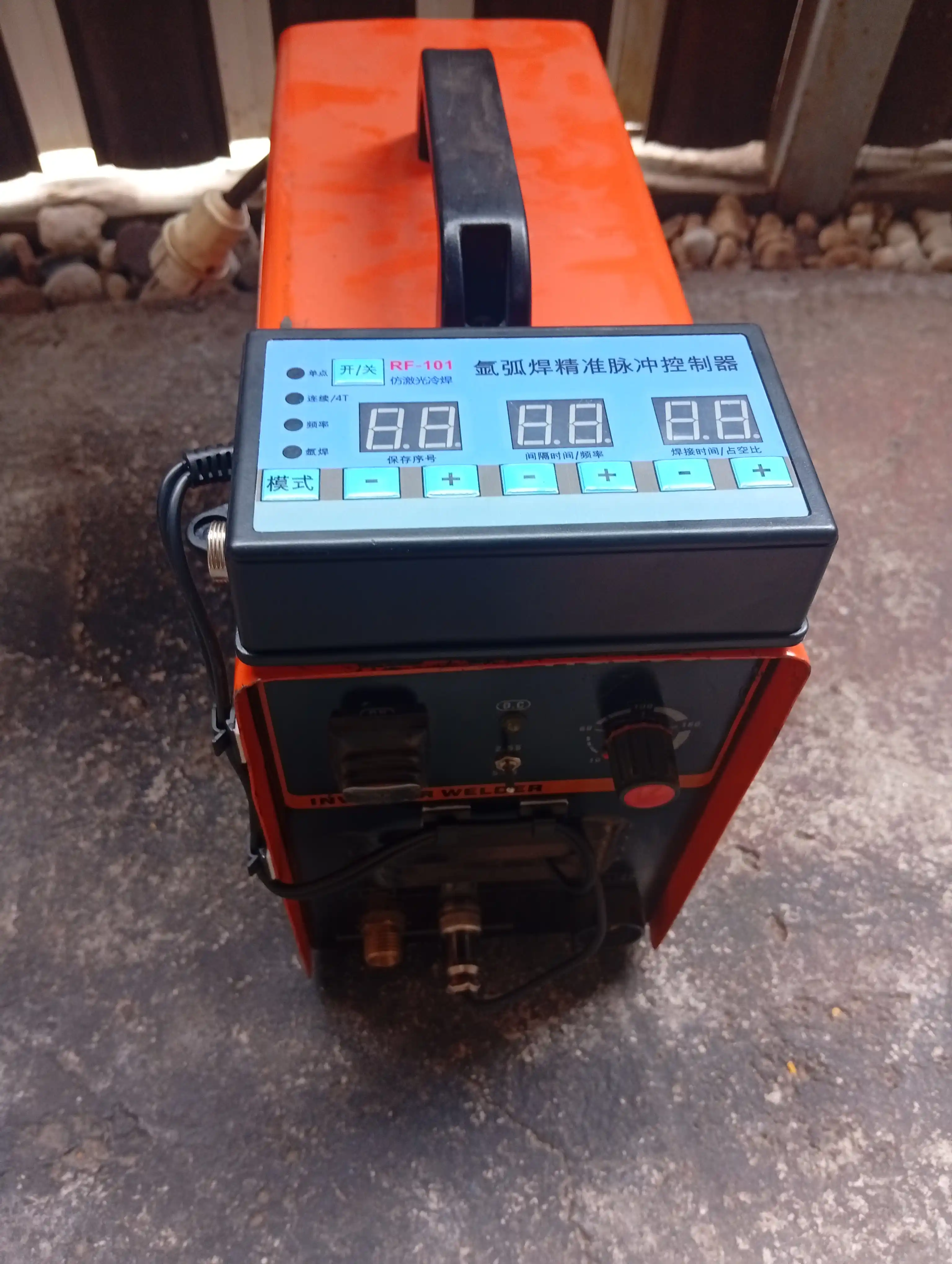 Argon Arc TIG payvandlash uchun professional RF-101 impuls boshqaruvchisi, to'plam