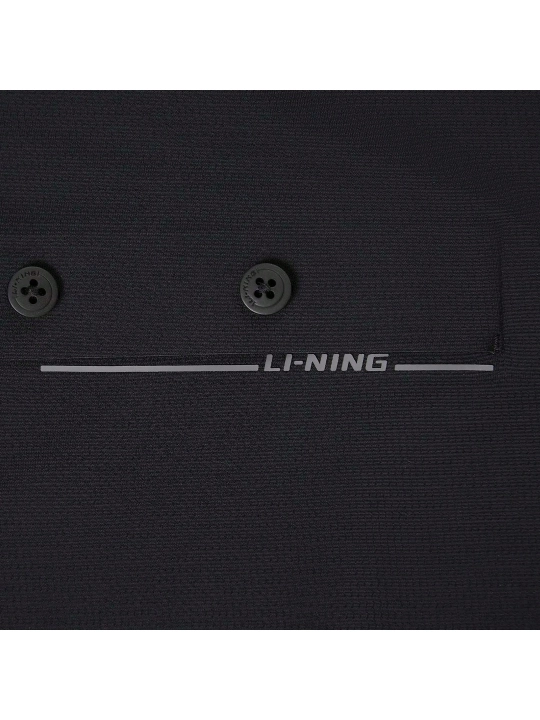 Li-Ning LN COOL erkaklar polo futbolkasi, kalta yengli sport modeli