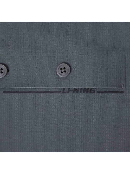 Li-Ning LN COOL erkaklar polo futbolkasi, kalta yengli sport modeli