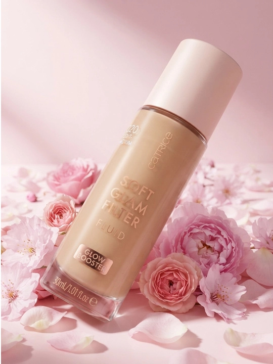 Flyuid Catrice Soft Glam Filter, yumshoq porlash effekti bilan, 30 ml