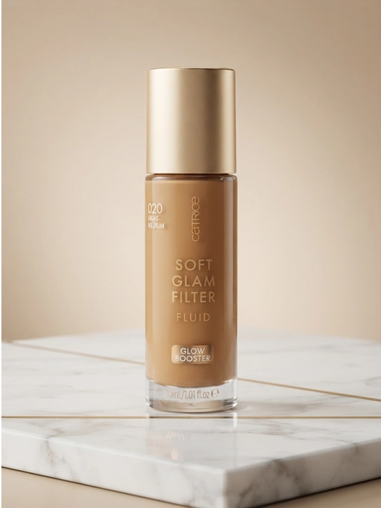 Flyuid Catrice Soft Glam Filter, yumshoq porlash effekti bilan, 30 ml