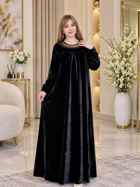 Ayollar naturalka kiymi, ayollar bolshomerka ko'ylagi, toshli kiyim - 