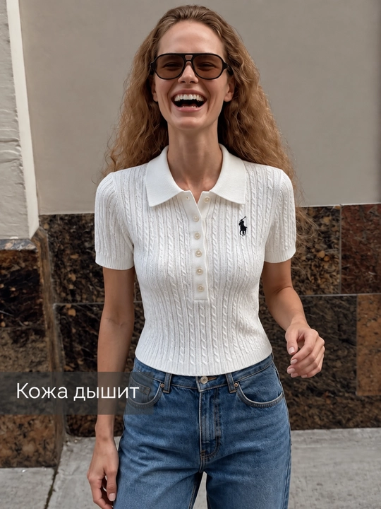 Поло, американка, топ, топик для девушек, женская кофта, поло, финка, топик