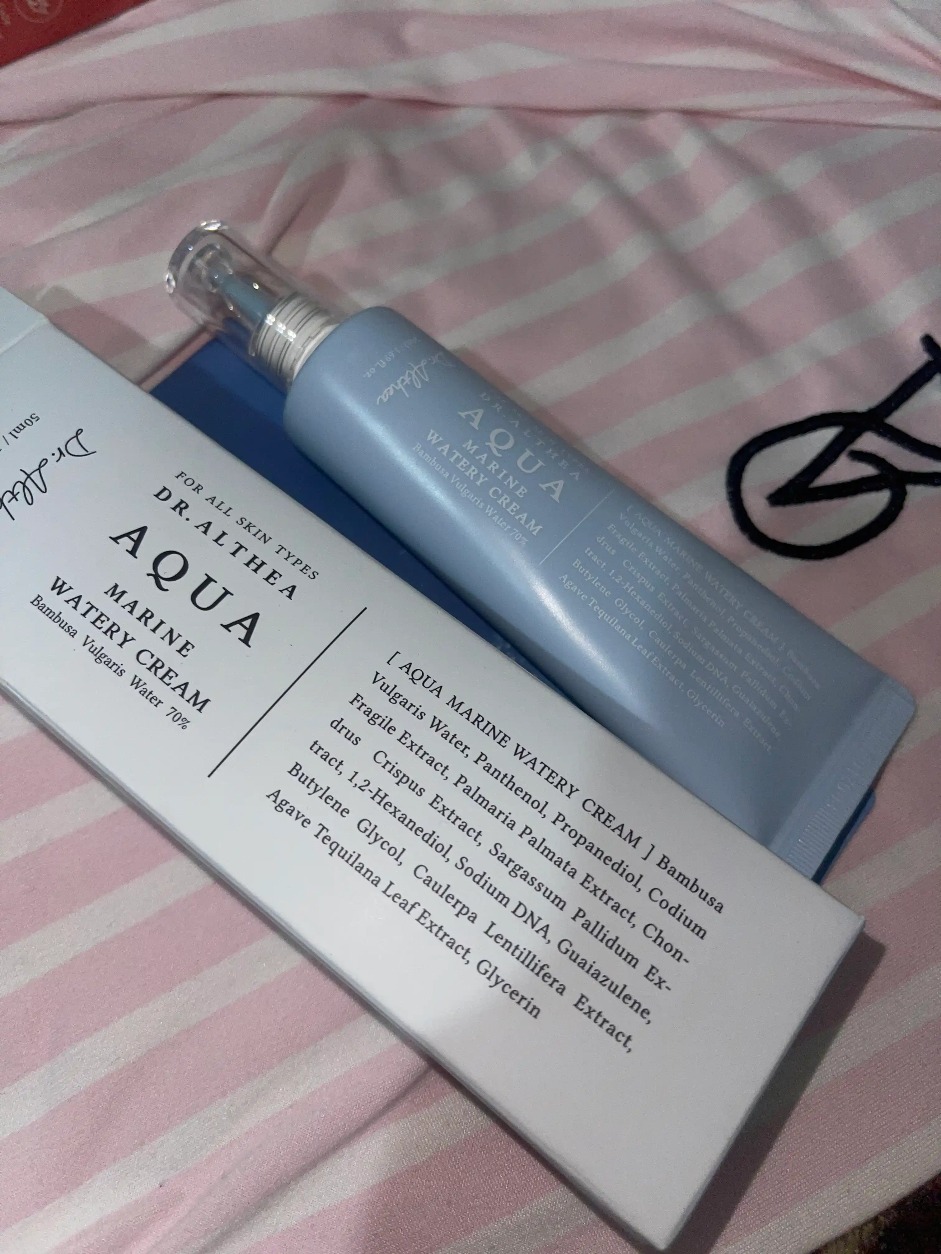 AQUA yuz uchun namlovchi krem Aqua Dr.Althea, 100 ml