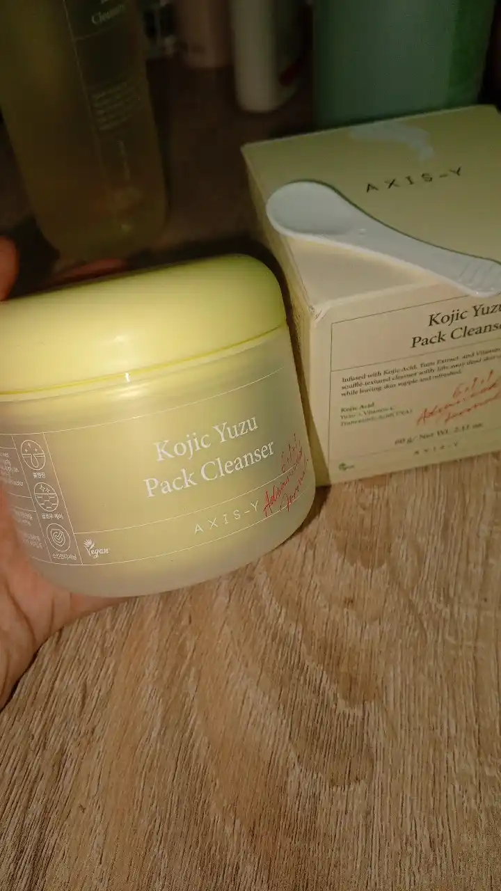 AXIS-Y Kojic Yuzu Pack Cleanser 3 ta 1 da tozalovchi ko‘pikli niqob, 60g