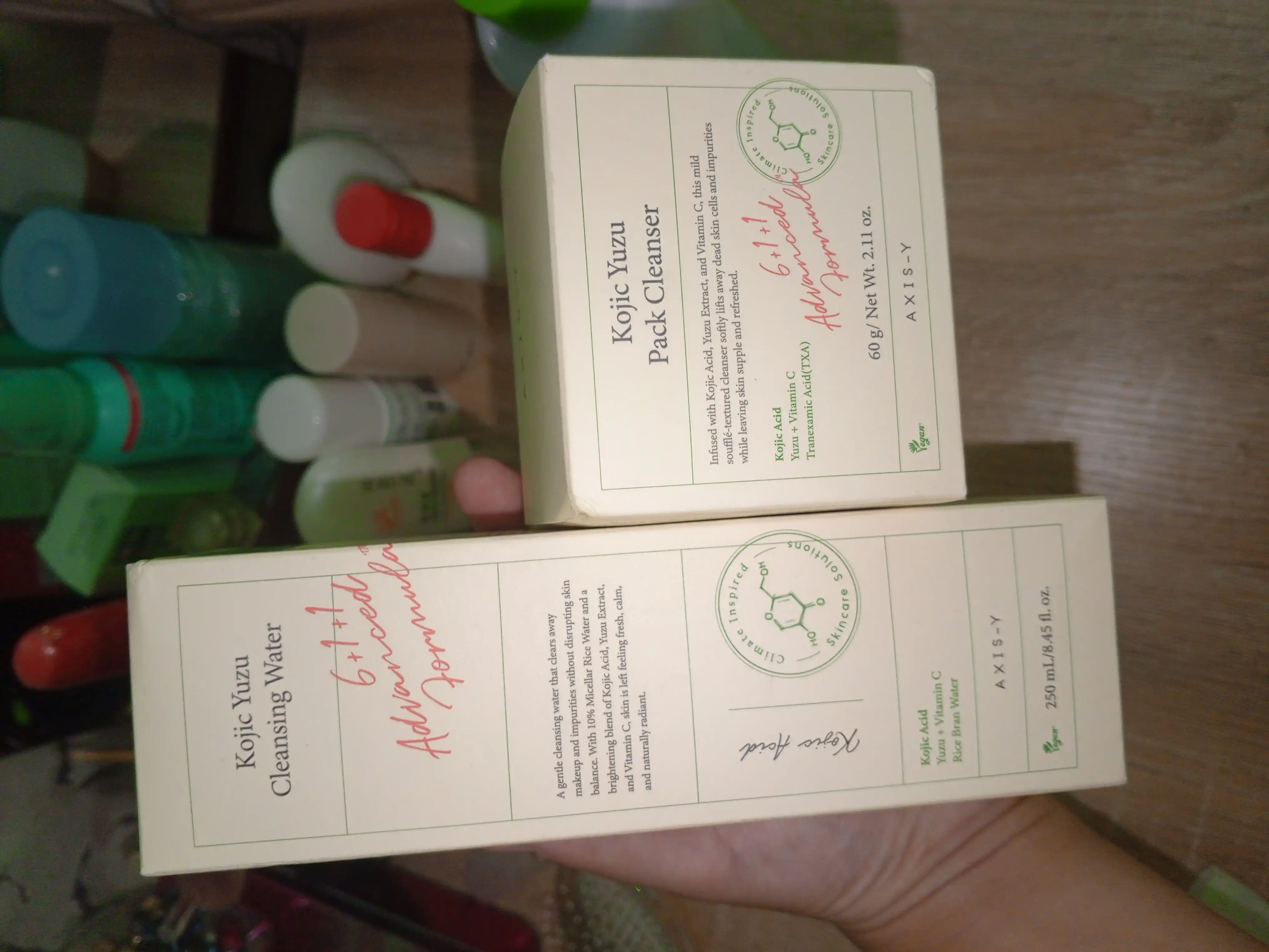 AXIS-Y Kojic Yuzu Pack Cleanser 3 ta 1 da tozalovchi ko‘pikli niqob, 60g