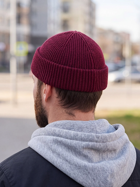Erkaklar uchun qishki shapka beanie, bosh kiyim