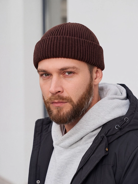 Erkaklar uchun qishki shapka beanie, bosh kiyim