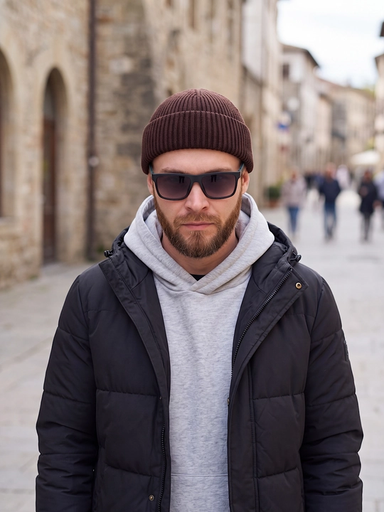 Erkaklar uchun qishki shapka beanie, bosh kiyim