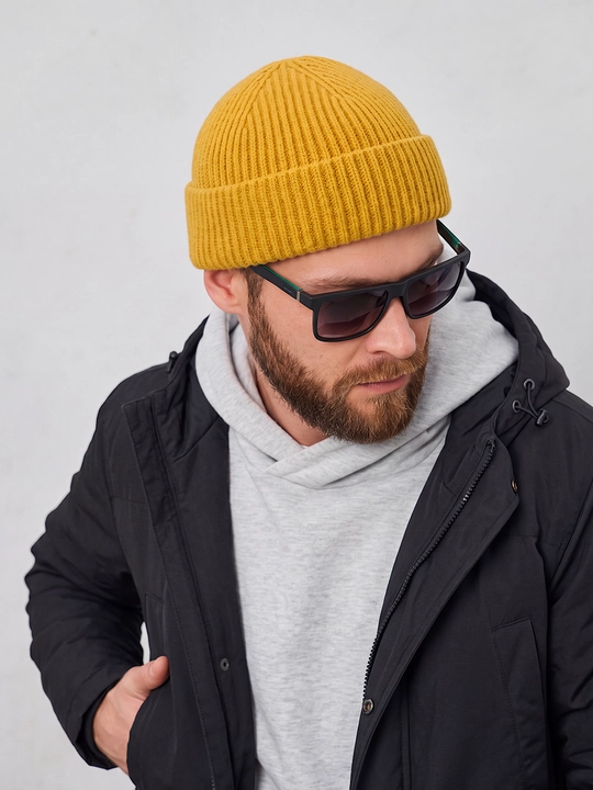 Erkaklar uchun qishki shapka beanie, bosh kiyim