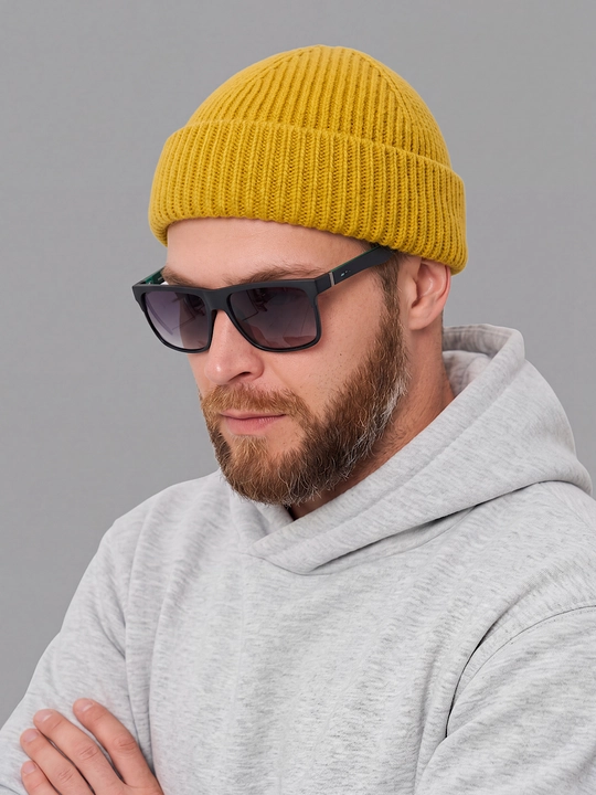 Erkaklar uchun qishki shapka beanie, bosh kiyim