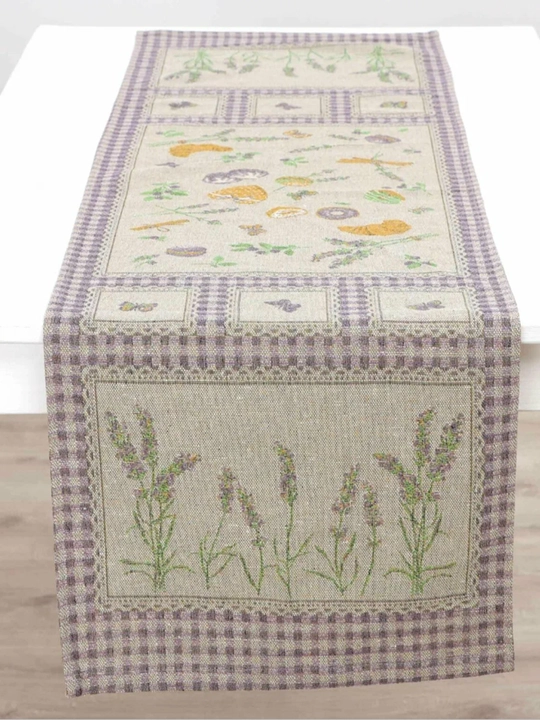 Дорожка из льна 50*150см Лаванда - 