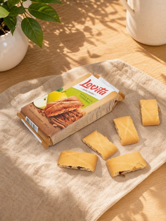 Печенье Lovita Cake Cookies Apple with Cinnamon, 168 г