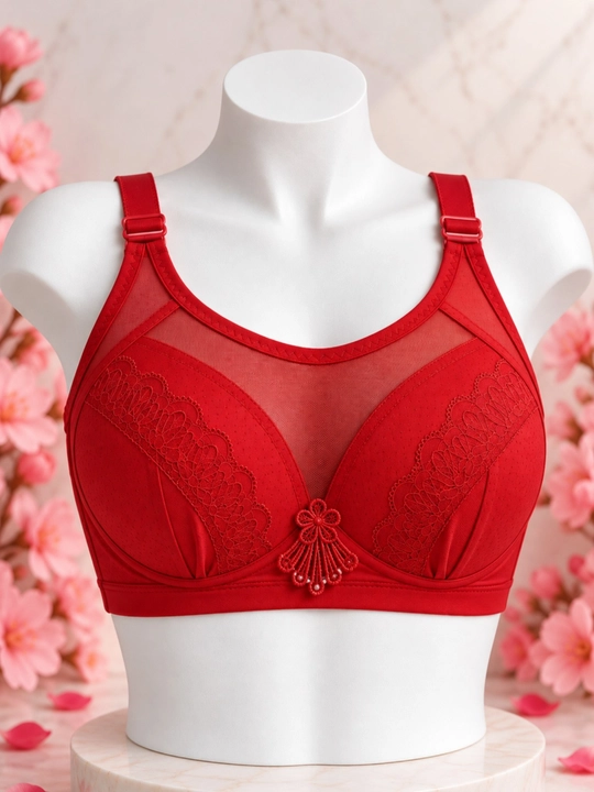 Ayollar uchun yumshoq matoli yupqa porolonli byustgalter C-D chashka 90-105 qulay model - 