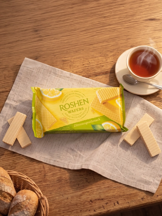 Вафли Roshen Lemon Cream, 216 г