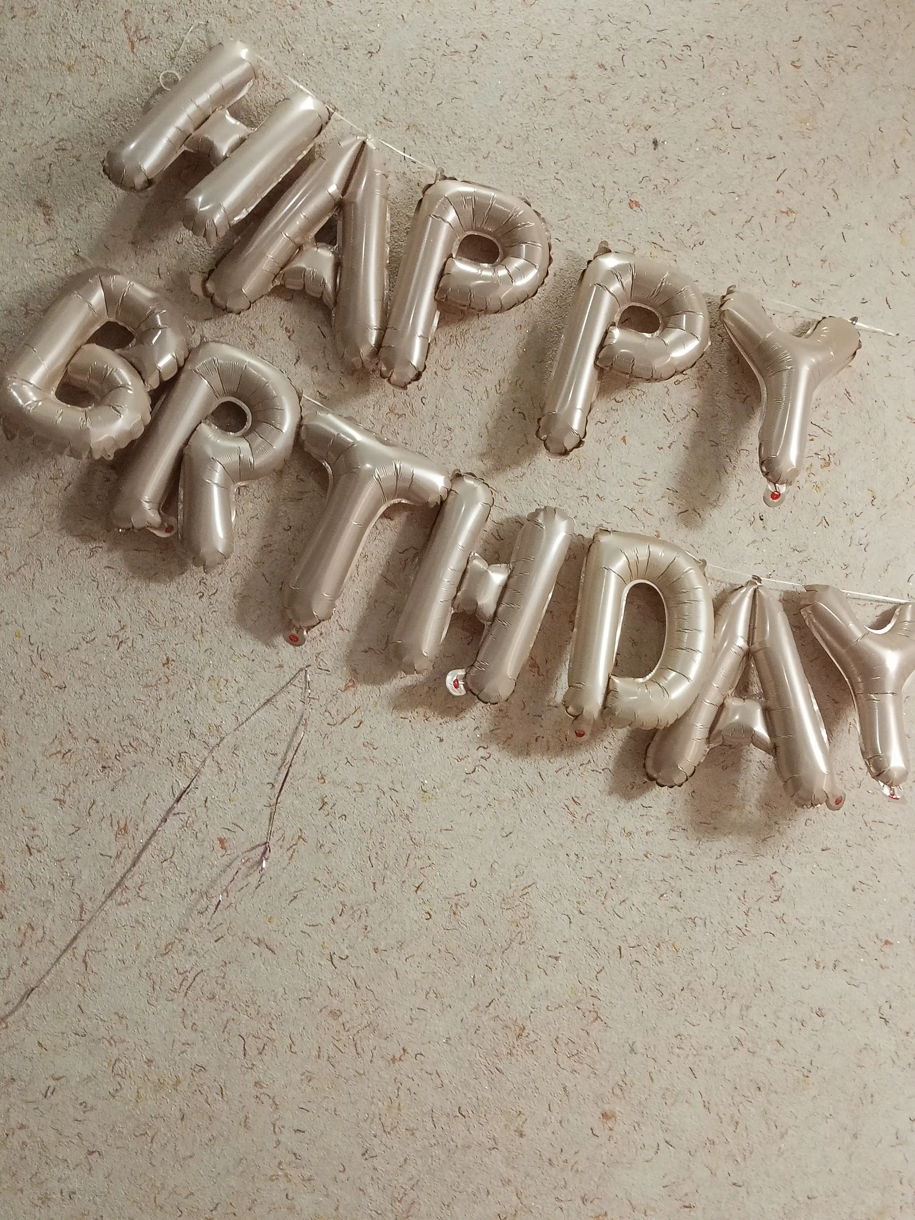 Большой набор воздушных шаров Happy Birthday для фотозоны и дня рождения