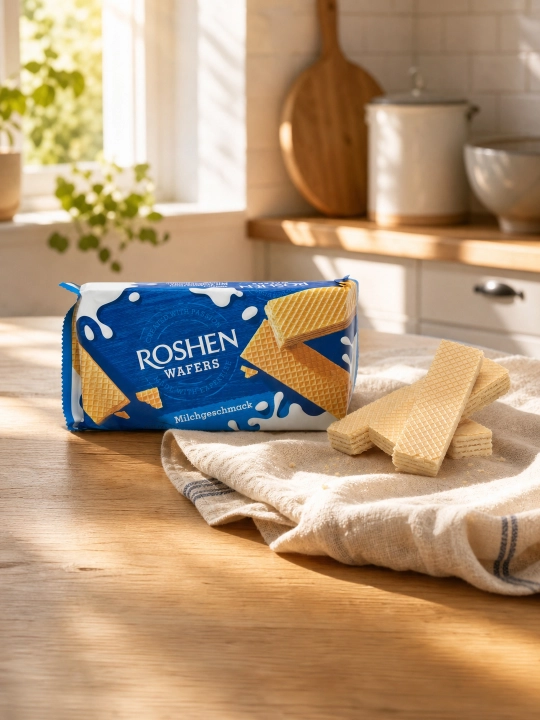 Вафли Roshen Wafers молоко, 216 г