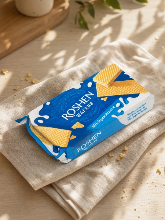 Вафли Roshen Wafers молоко, 216 г