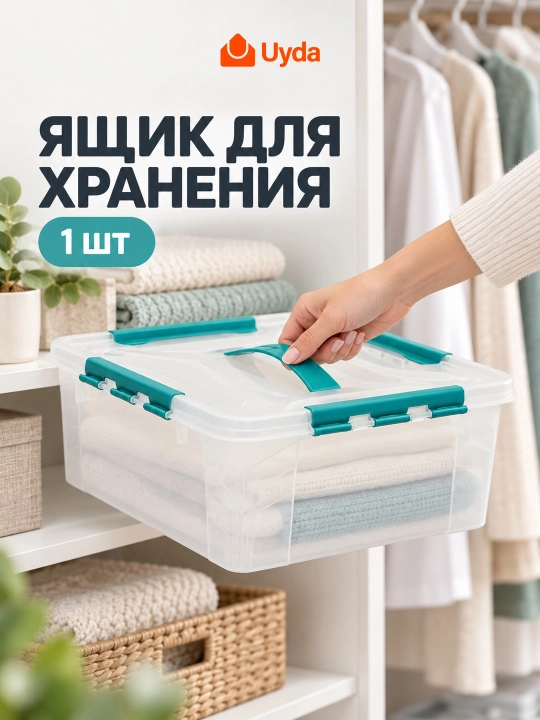 Ящик для хранения Econovo Grand Box 433200302, 390 * 290 * 124 мм - 