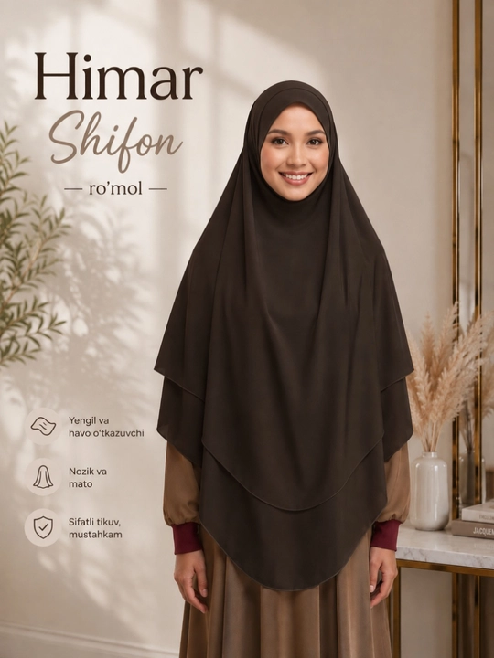 Ximar, shifon, uch qavatli ximara - 