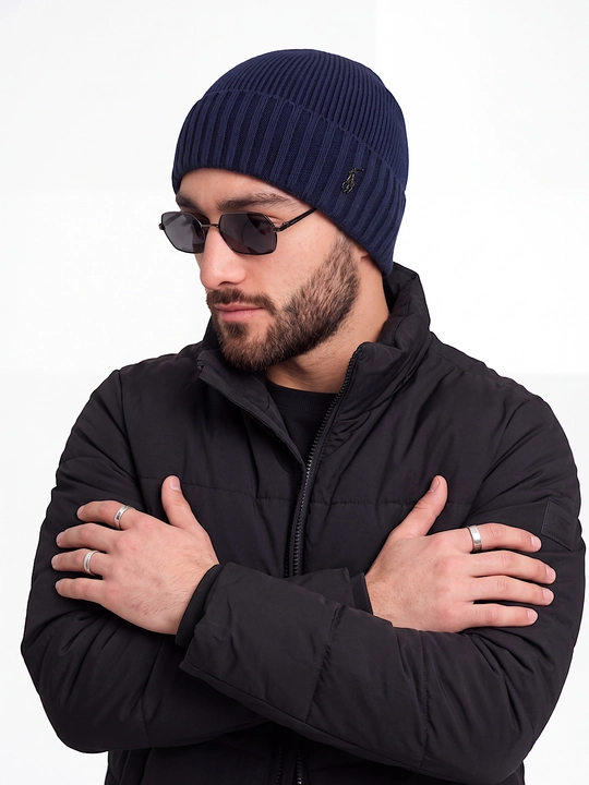 Qishki shapka erkaklar uchun beanie, bosh kiyim erkaklarga
