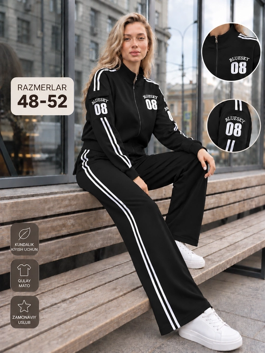 Ayollar uchun sport kostyumi, 48-52 o‘lcham