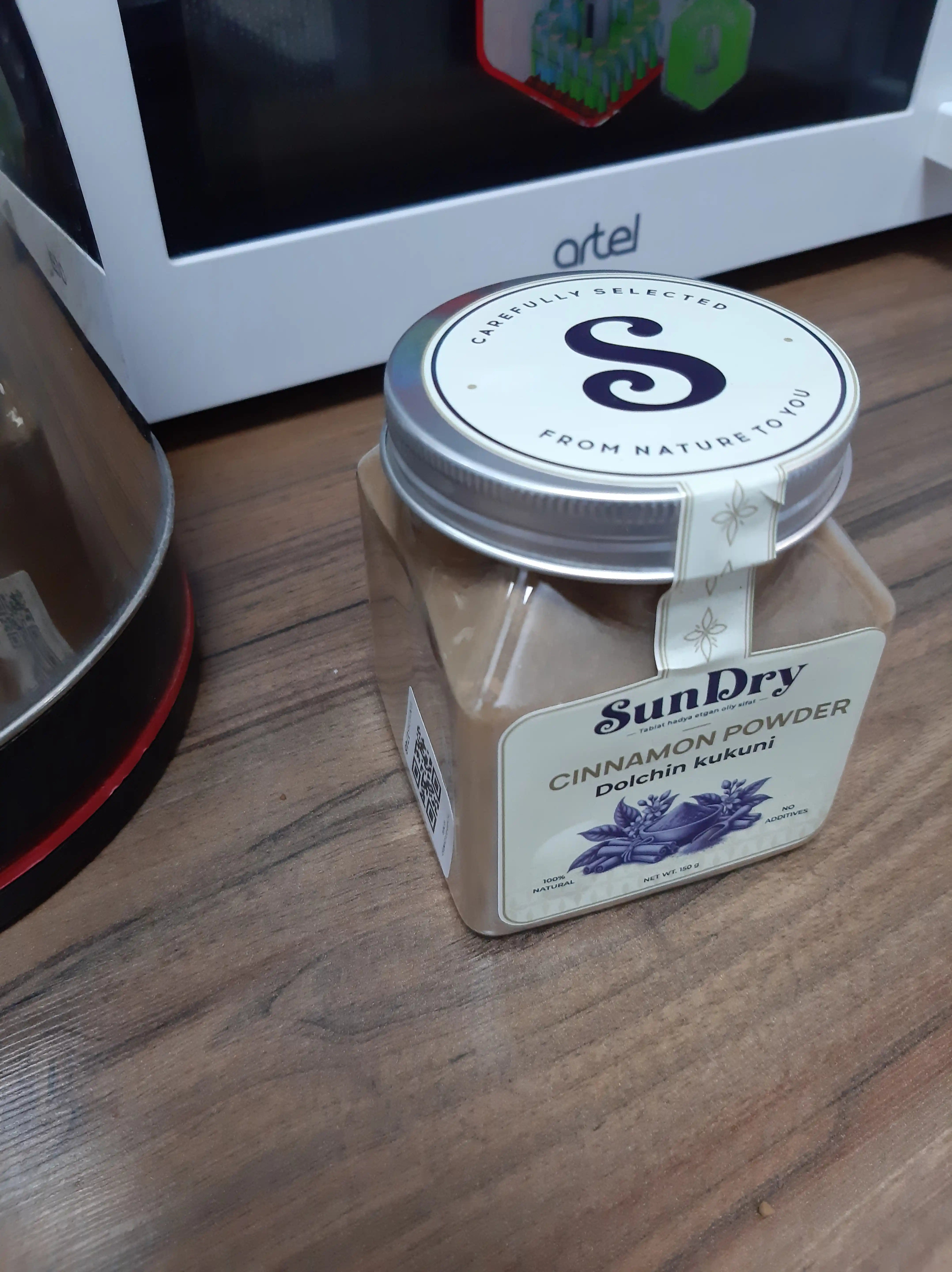 Dolchin Tabiiy maydalangan dolchin kukuni, 100% organik, 150g