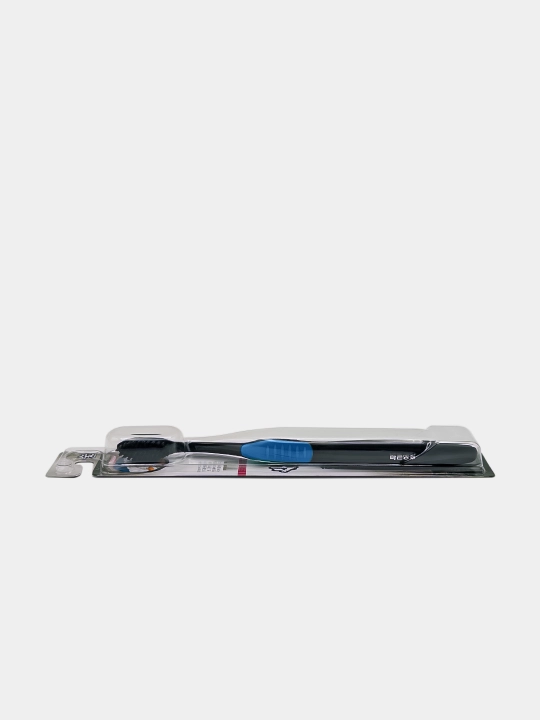 Koreys tish cho‘tkasi ko‘mir komponentli Fusion Slim Charcoal, yumshoq 0,01 mm